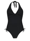 Barts Solid Halter One Piece — Black