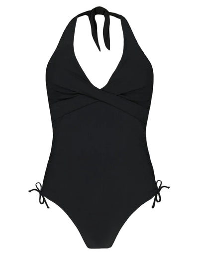 Barts Solid Halter One Piece — Black