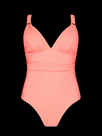 Barts Cimazy Plunge Shaping One Piece — camelia