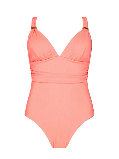Barts Cimazy Plunge Shaping One Piece — camelia