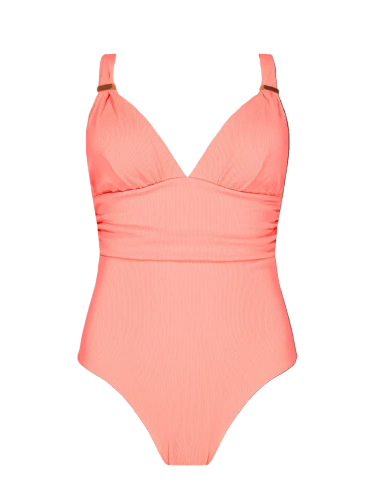 Barts Cimazy Plunge Shaping One Piece — camelia