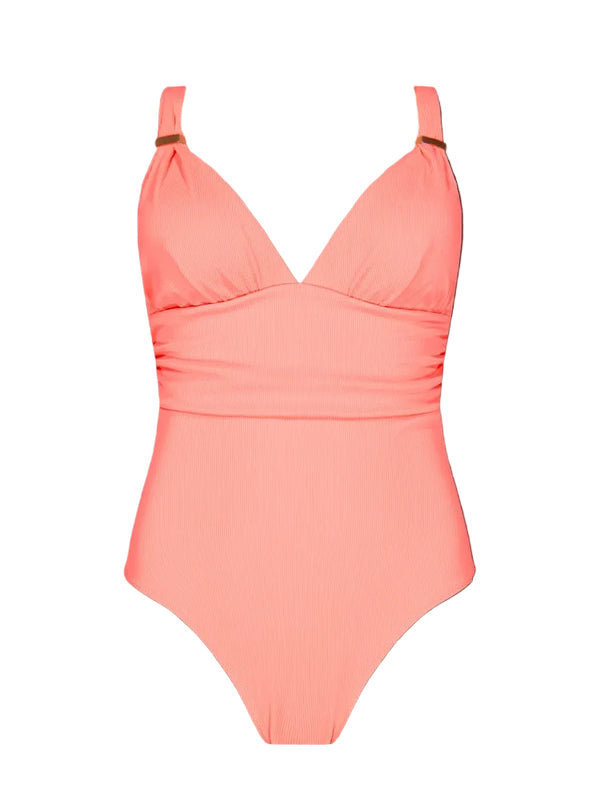 Barts Cimazy Plunge Shaping One Piece — camelia