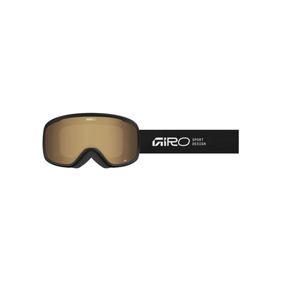 Giro Ringo skibril met gouden lens en zwarte band - winter sneeuwsportbril