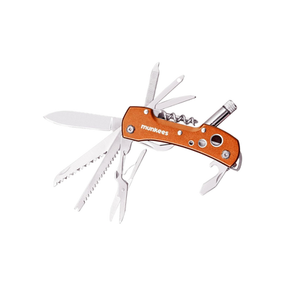 Munkees Pocket Knife LED - orange