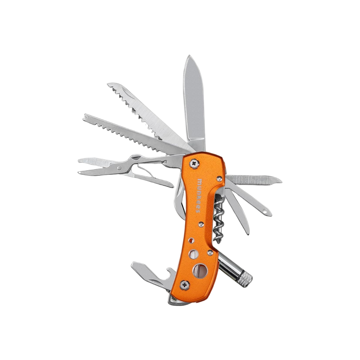 Munkees Pocket Knife LED - orange