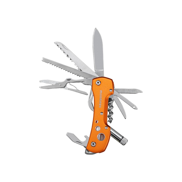 Munkees Pocket Knife LED - orange