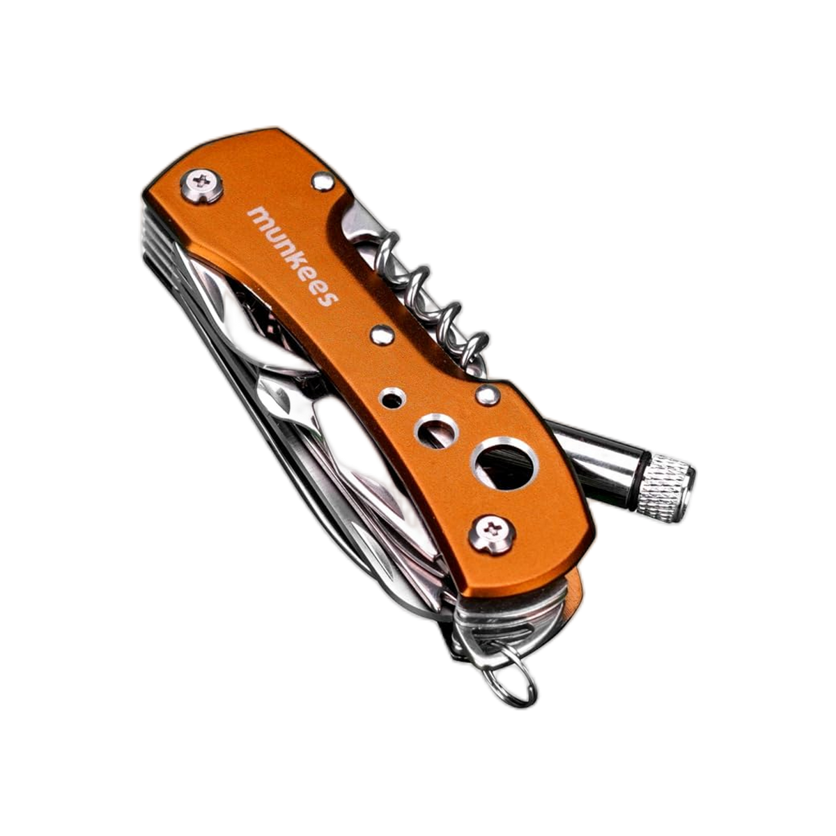 Munkees Pocket Knife LED - orange