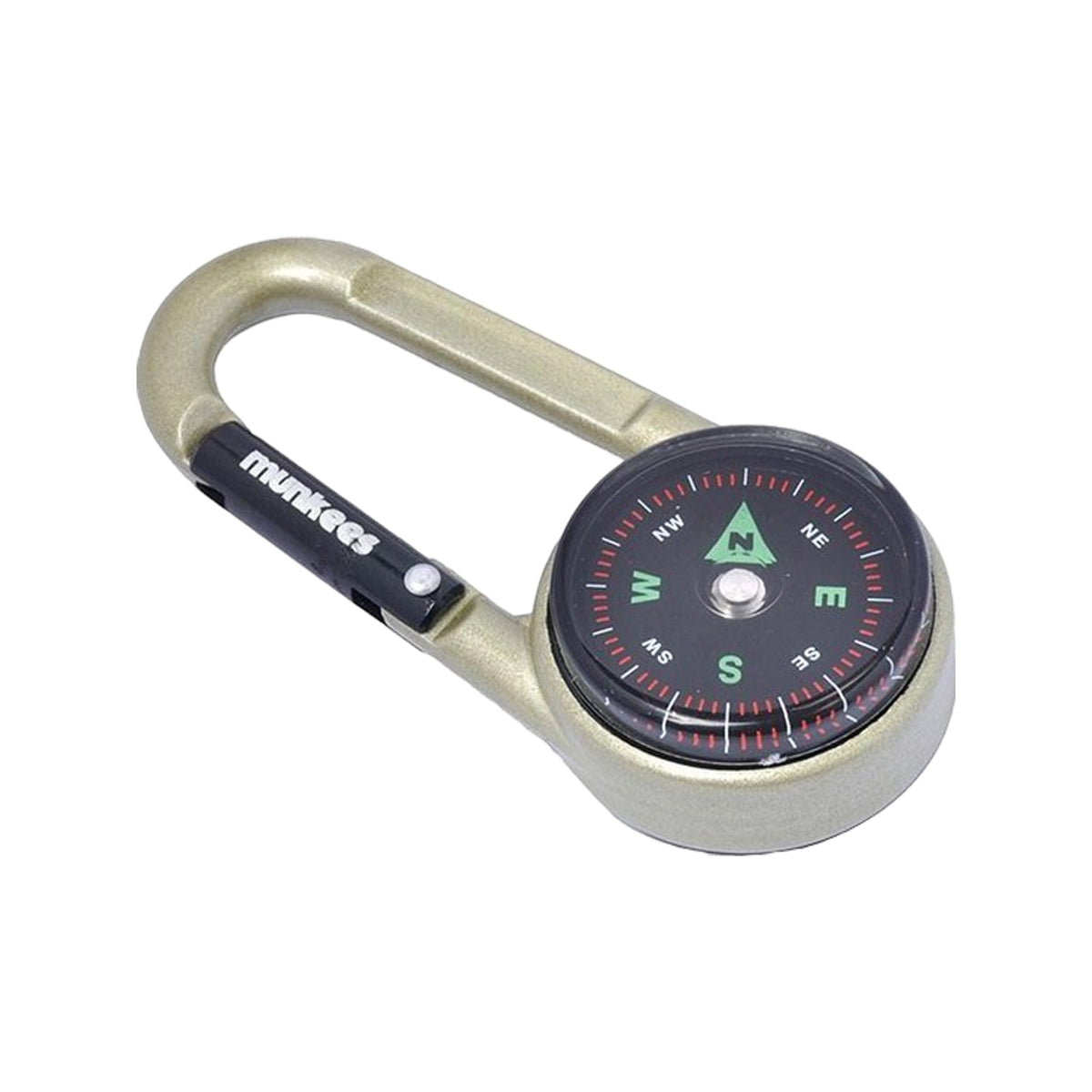 Munkees Carabiner Compass with Thermometer