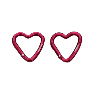 Munkees Mini Heart Carabiner - 2 Pcs