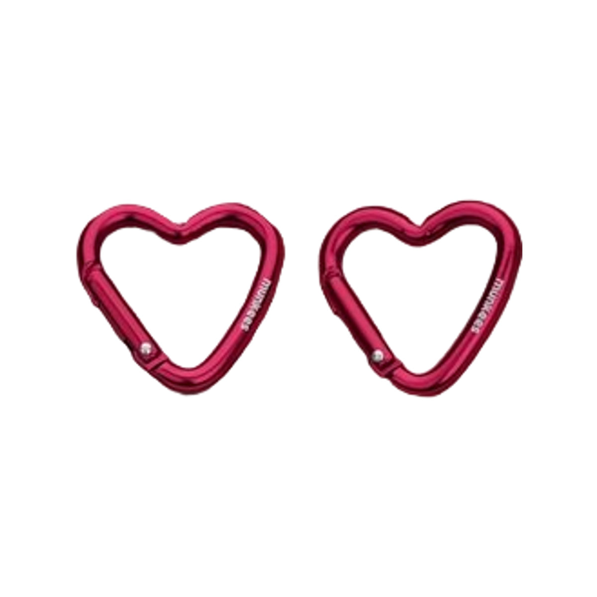 Munkees Mini Heart Carabiner - 2 Pcs