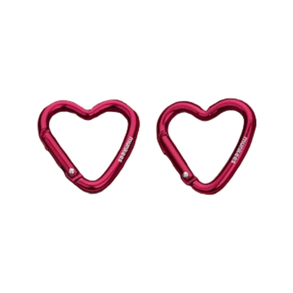 Munkees Mini Heart Carabiner - 2 Pcs