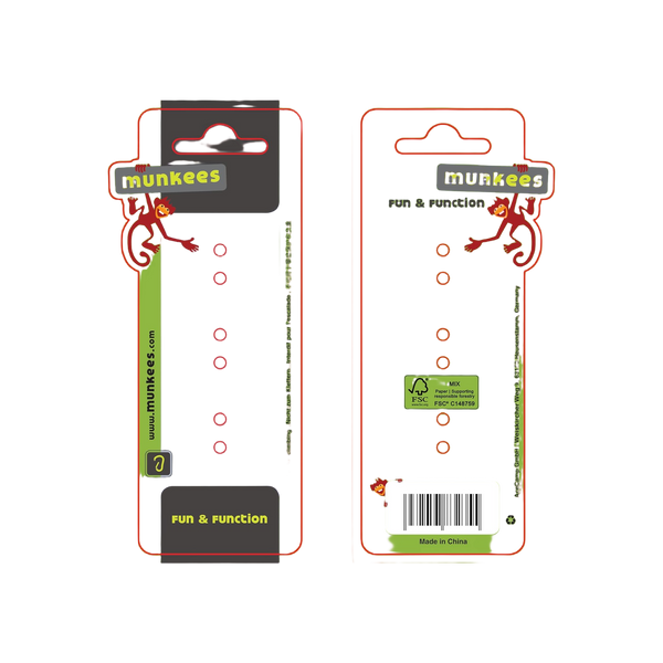 Munkees Carabiner Heart Gold