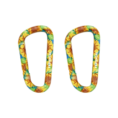 Munkees Carabiner Sunflower 6cm (2 pcs)