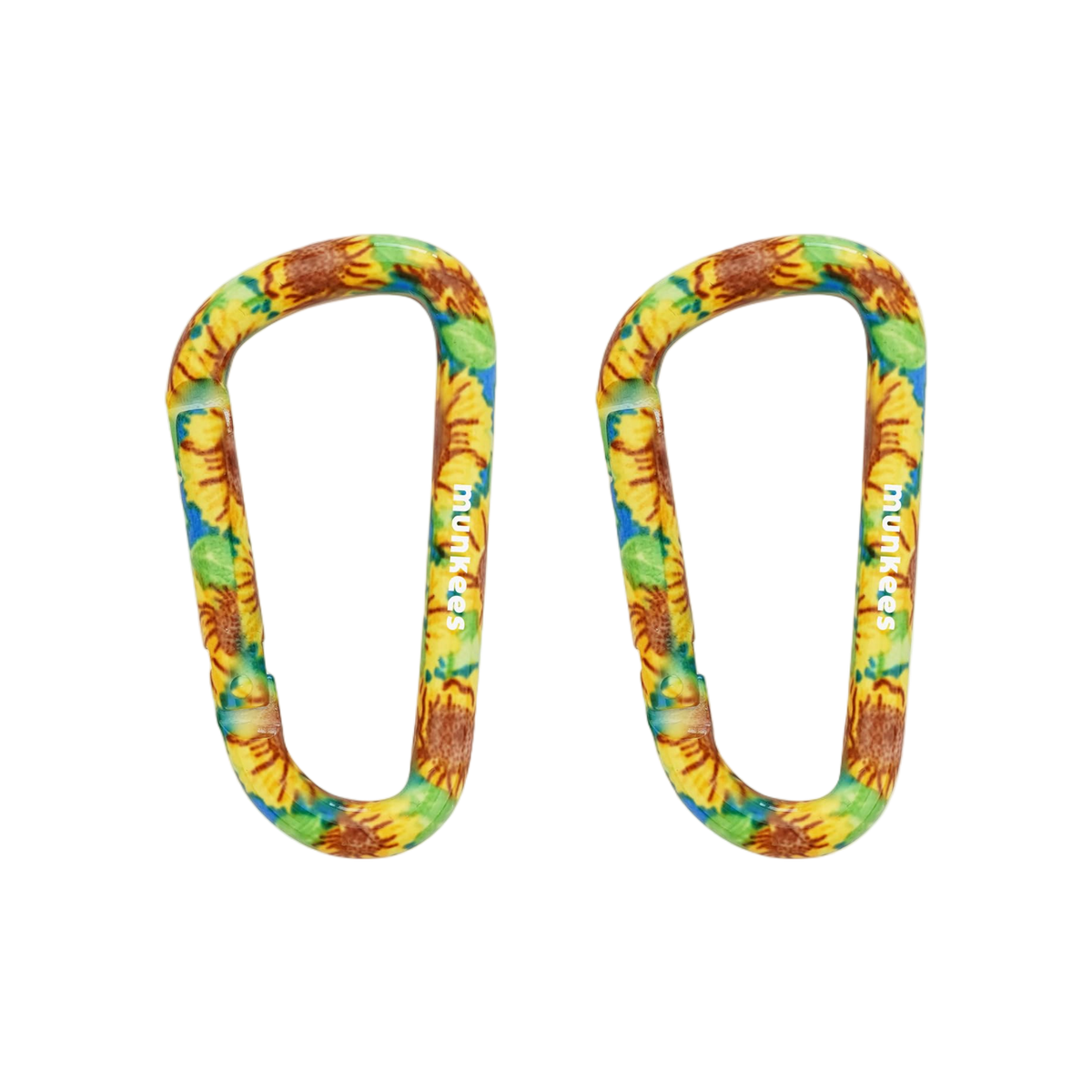 Munkees Carabiner Sunflower 6cm (2 pcs)