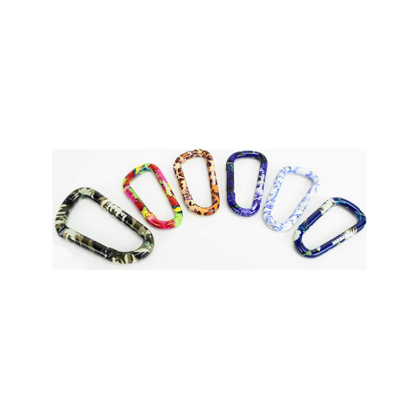 Munkees Carabiner Flower Purple 6cm (2 pcs.)