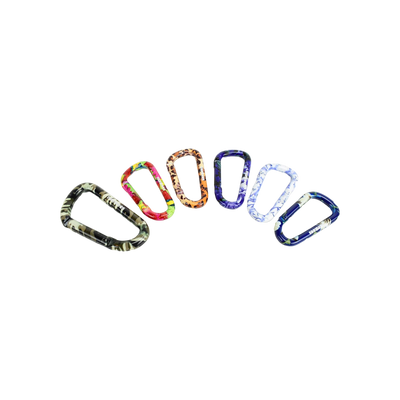 Munkees Carabiner Flower Purple 6cm (2 pcs.)