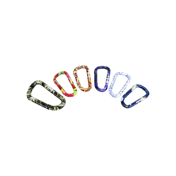 Munkees Carabiner Flower Purple 6cm (2 pcs.)