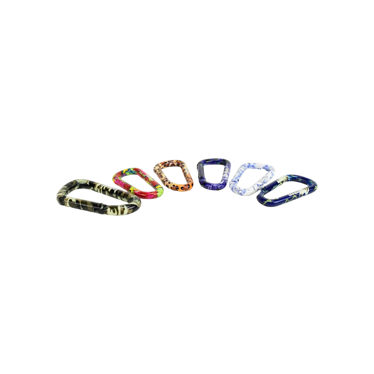 Munkees Carabiner Flower Purple 6cm (2 pcs.)
