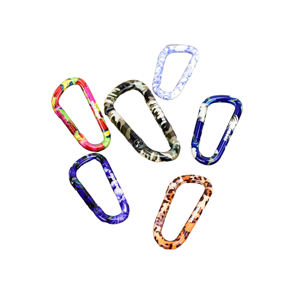 Munkees Carabiner Flower Purple 6cm (2 pcs.)