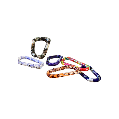 Munkees Carabiner Flower Purple 6cm (2 pcs.)