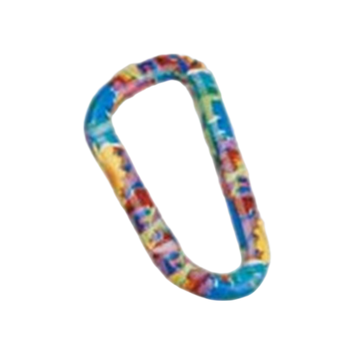 Munkees Carabiner 8 x 80 mm Flower colored