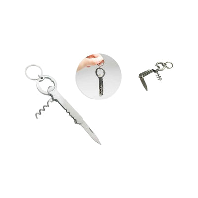 Munkees 3-function Corkscrew Opener Stainless Steel
