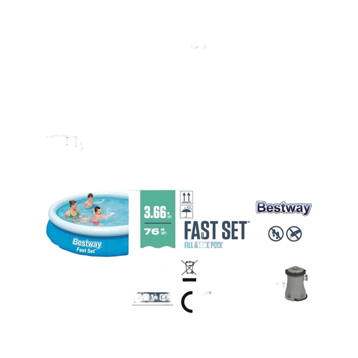 Bestway Zwembadset Rond 366