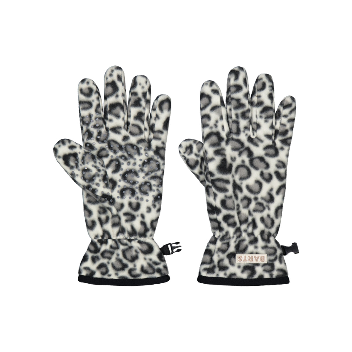 Fleece handschoenen met luipaardprint voor dames, zachte winterhandschoenen met dierenprint