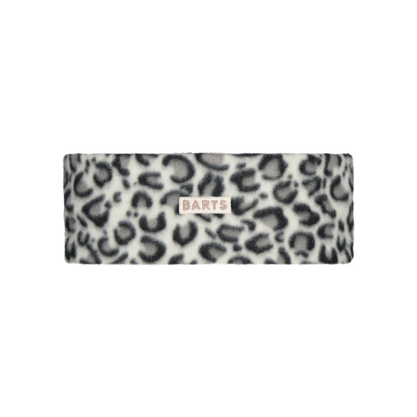 Le Big luipaardprint haarband voor meisjes in beige en zwart