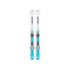 Head Pure Joy dames ski's wit-turquoise met bindingen - complete wintersport set voor vrouwen