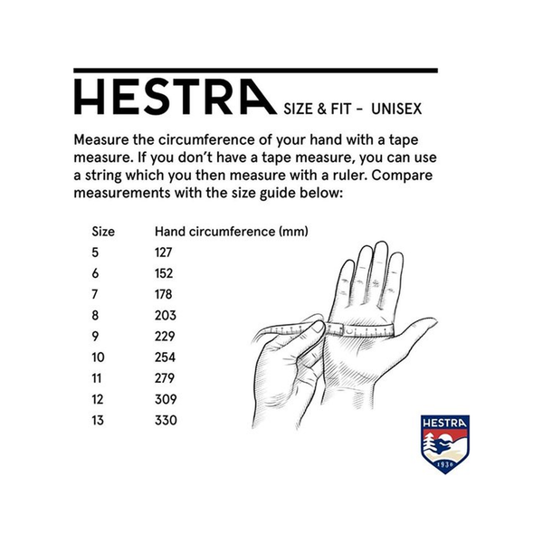 Hestra Army Leather Heli Ski - 5 finger