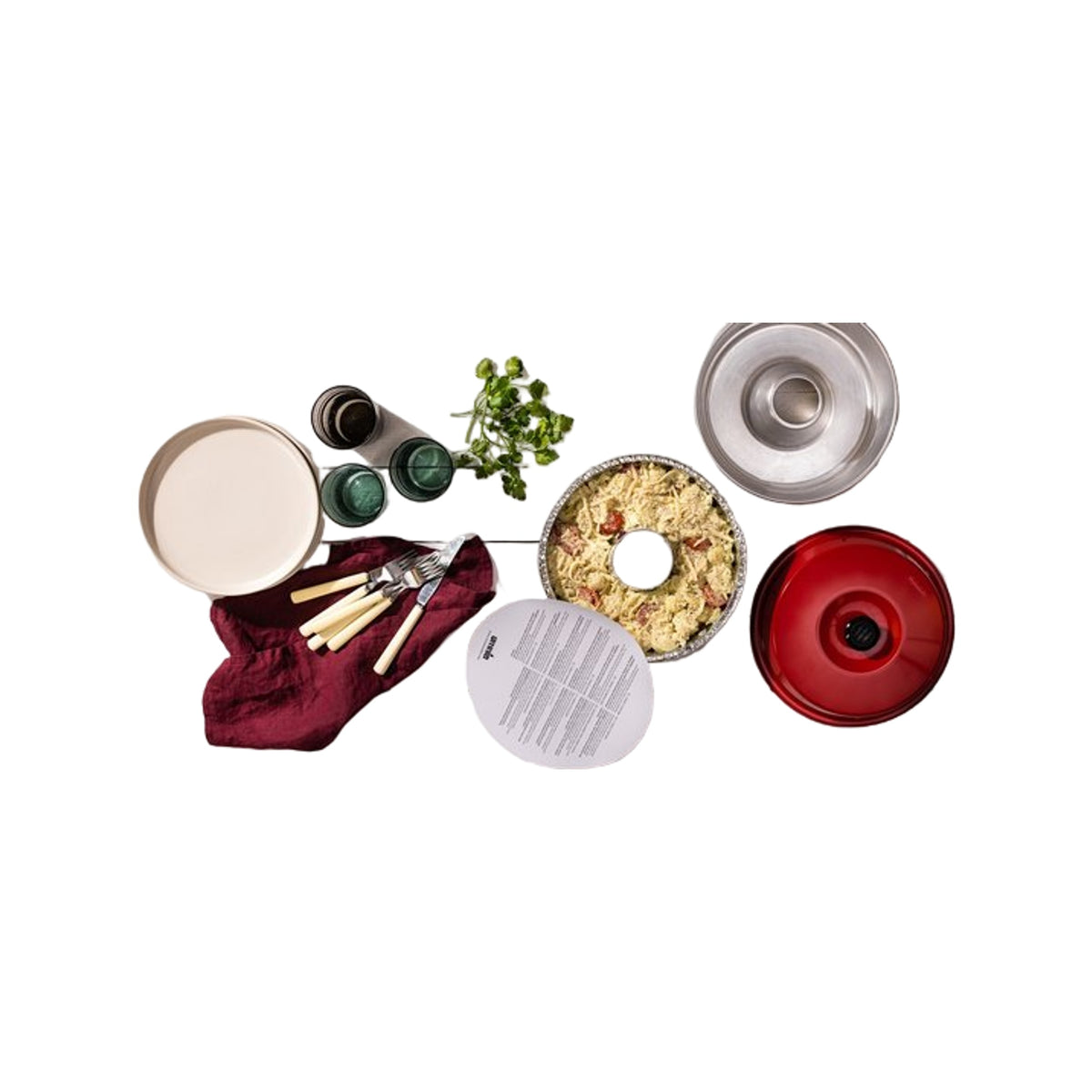 Omnia Foil Dish, Set With 5