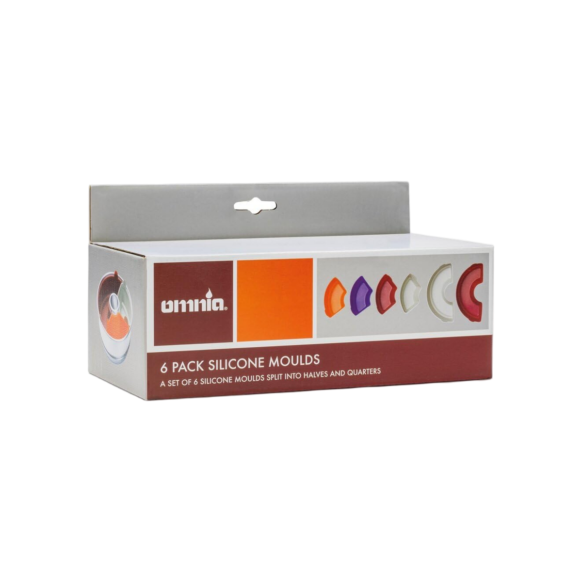 Omnia Silicone Moulds 6 pack