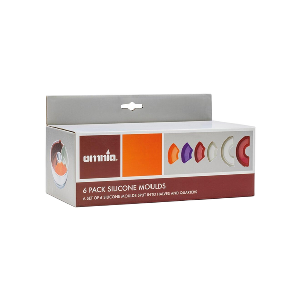 Omnia Silicone Moulds 6 pack