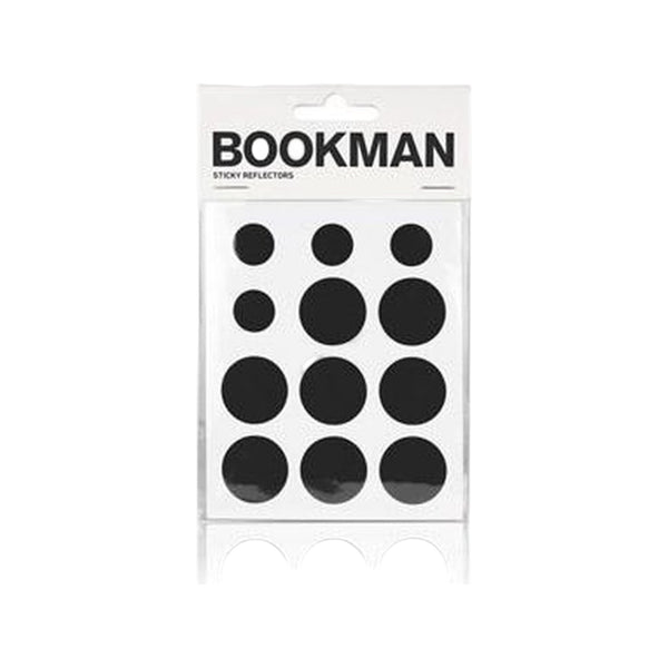 Bookman Sticky Reflectors Black