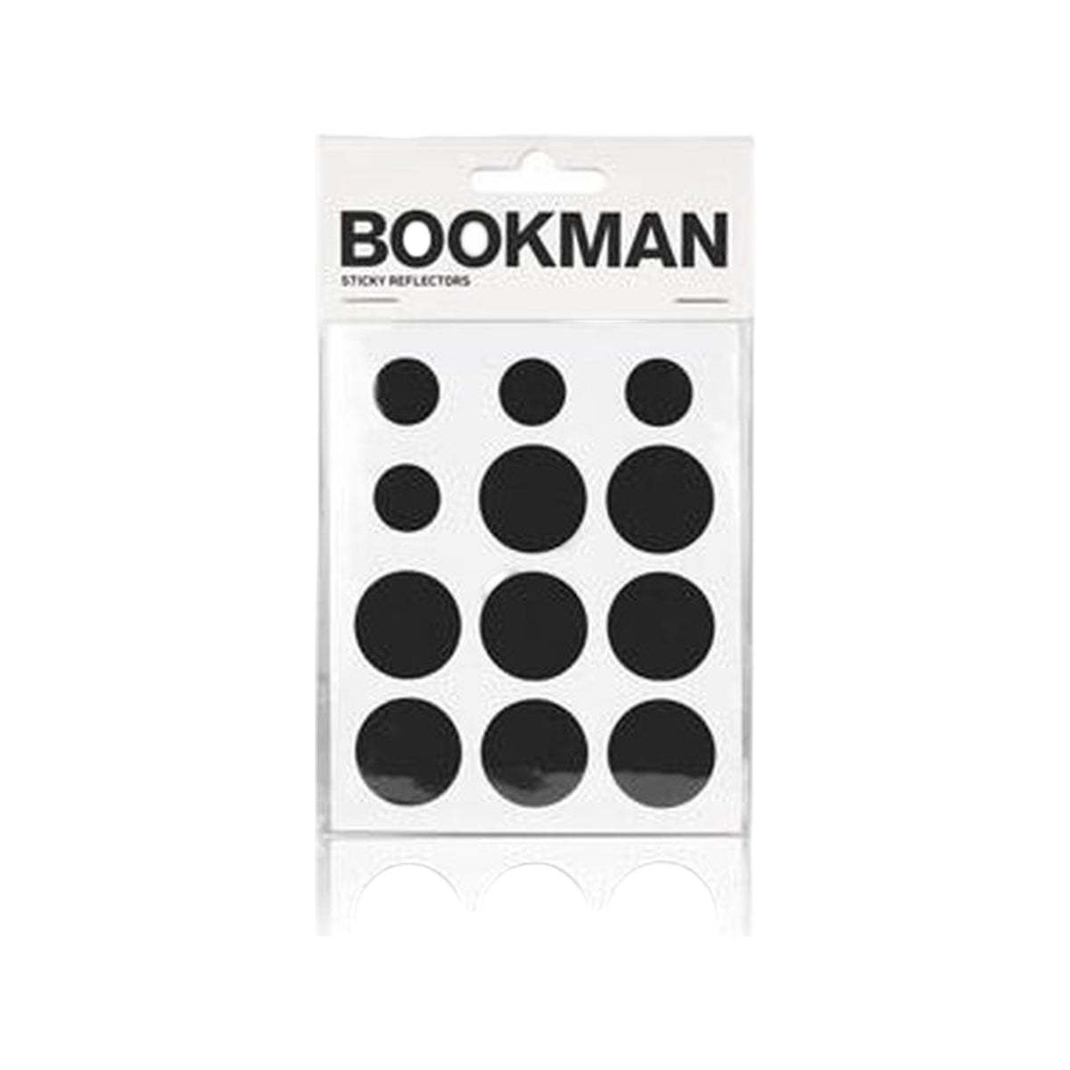Bookman Sticky Reflectors Black