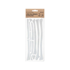 Bookman Reflective Bone Stickers White