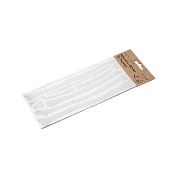 Bookman Reflective Bone Stickers White