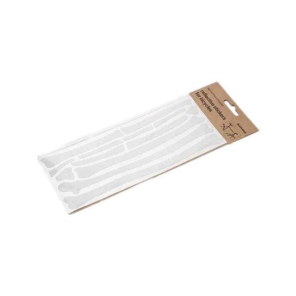 Bookman Reflective Bone Stickers White