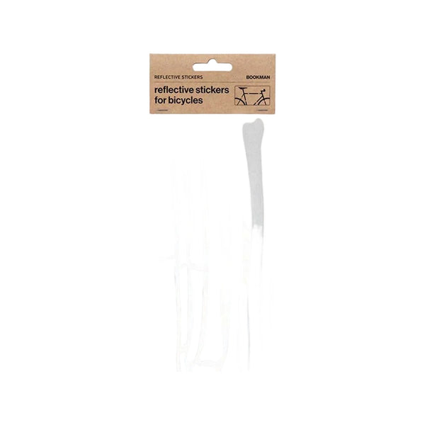 Bookman Reflective Bone Stickers White
