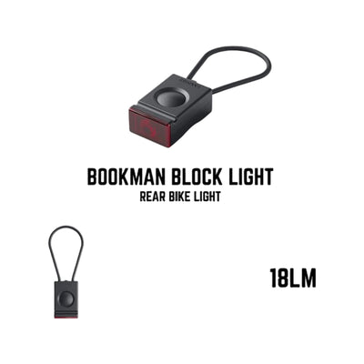 Bookman Block Light Rear Blue