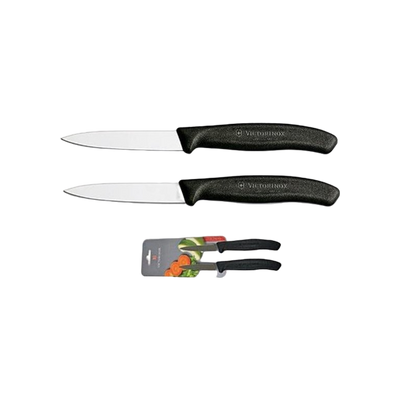 Gemüse-/Schälmesser 2er Set, Victorinox, Swiss Classic, spitz, 8cm
