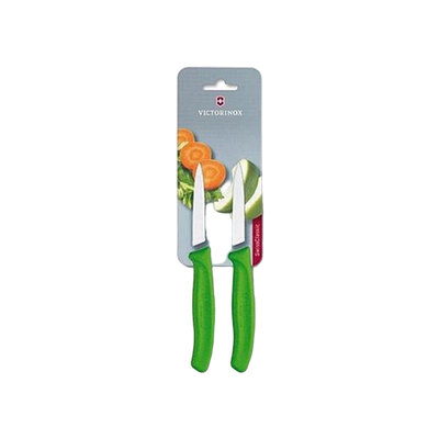 Gemüse-/Schälmesser 2er Set, Victorinox, Swiss Classic, spitz, 8cm