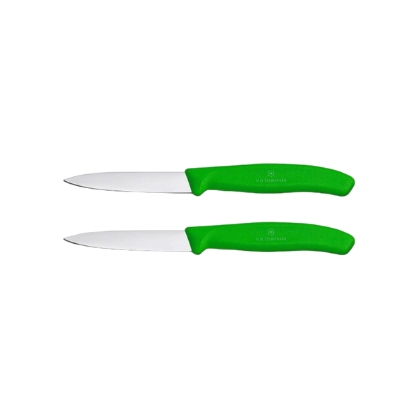 Vegetable/Paring Knife 2-piece Set, Victorinox, Swiss Classic, pointed, 8cm