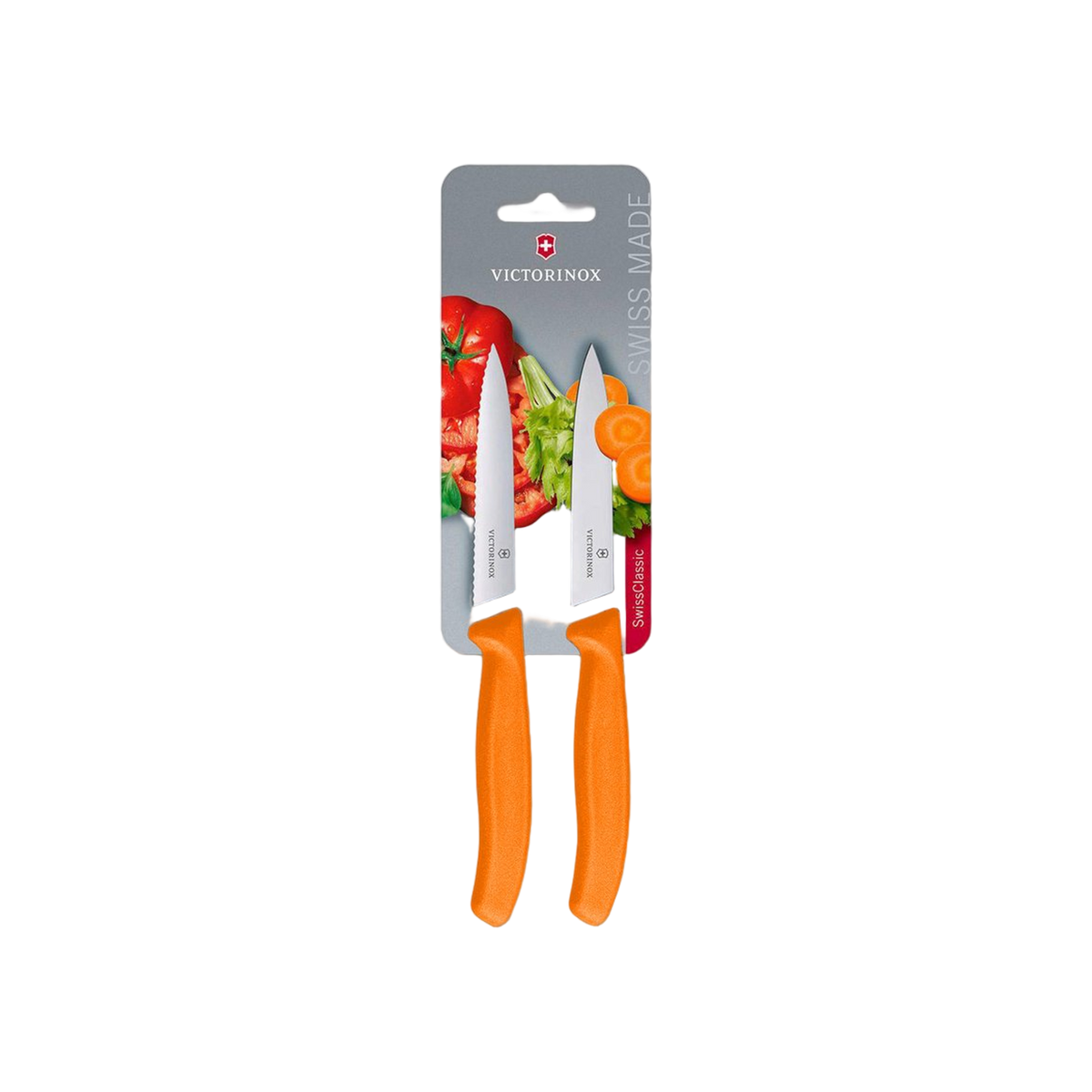 Office-/Gemüsemesser, 2er-Set, Victorinox, Swiss Classic, gemischt, 10cm