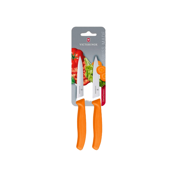 Office-/Gemüsemesser, 2er-Set, Victorinox, Swiss Classic, gemischt, 10cm