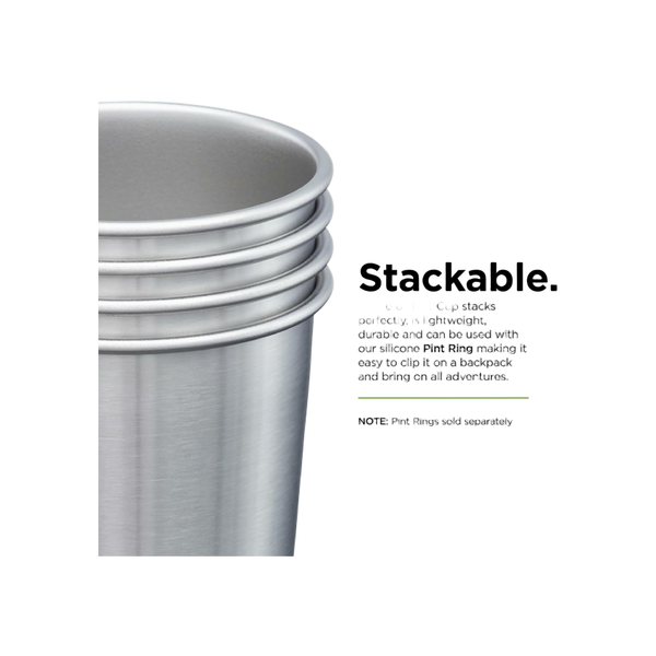 Klean Kanteen Steel Pint 473ml/16oz - 4pack