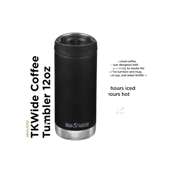 Klean Kanteen TKWide 355lml/12oz met Café Cap