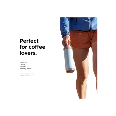 Klean Kanteen TKWide 473ml/16oz met Café Cap