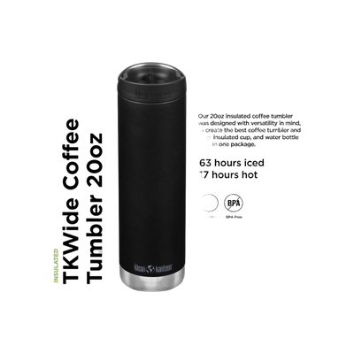 Klean Kanteen TKWide 592ml/20oz met Café Cap